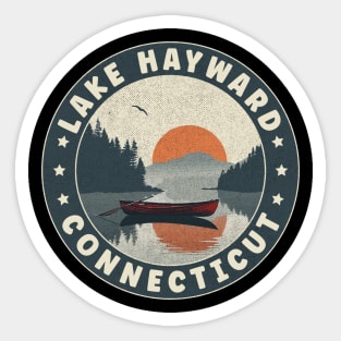 Lake Hayward Connecticut Sunset Sticker